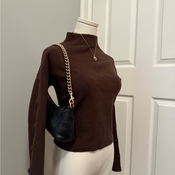 RW&CO. Sweaters - Wide Sleeve Mock Neck Sweater